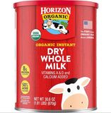 Sữa bột hữu cơ Horizon Organic Dry Whole Milk Mỹ, 870g - cho bé từ 12 tháng