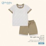 Bộ ngắn tay cài vai Bamco Bubaby BBC130110.03YL62