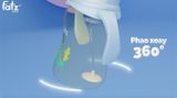 Bình hút Tritan bật hút 2 tay cầm với phao 360 độ Fatz