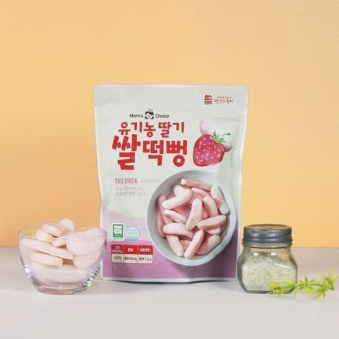Bánh ăn dặm gạo lứt thanh dẹt Mom choice