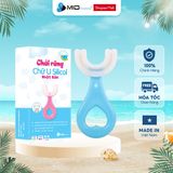 Bàn chải đánh răng silicone chữ U Midkid Nhật Bản