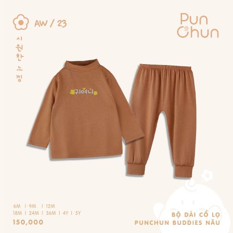 Bộ dài tay cổ lọ Punchun