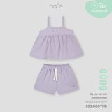 Bộ cộc hai dây màu tím nhạt Nous NB3S25-SC4-F06-PP-9M