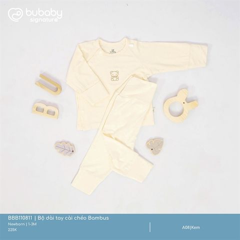 Bộ dài tay cài chéo Bambus Bubaby BBB110811.M13A12