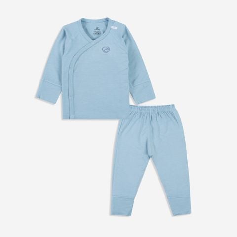 Bộ dài tay cài chéo Bambus 801 Bubaby