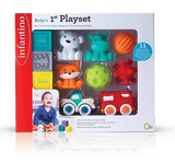Đồ chơi khám phá cho bé hình con vật 11 chi tiết- Baby's 1st Playset Infantino