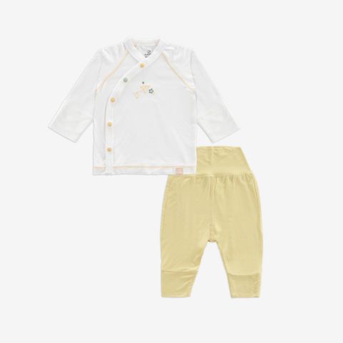 Bộ dài tay cài chéo Bambus Gami Bubaby