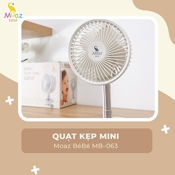 Quạt điện kẹp mini MB-063 Moazbebe
