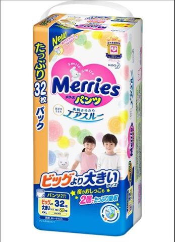 Bỉm Merries quần Jumbo size XXL