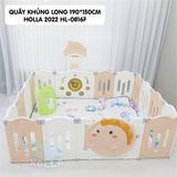 Quây trơn Holla khủng long hồng 1m9*1m9