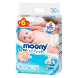 Bỉm tã dán cộng miếng Moony