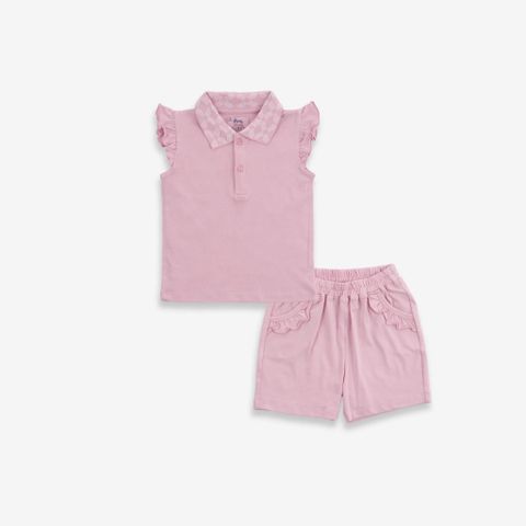 Bộ bèo tay cổ Polo Ponie 309 Bubaby