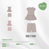Promo Váy cài vai kèm quần legging Bambus Bubaby