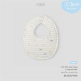Yếm tròn màu trắng in hoạ tiết biển Nous NB2S25-AY1-M01-OW-FS