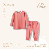 Bộ dài tay cổ tròn Punchun