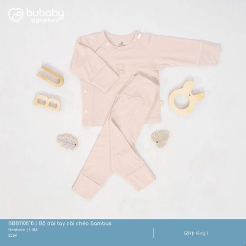 Bộ dài tay cài chéo Bambus Bubaby BBB110810.0NBA08