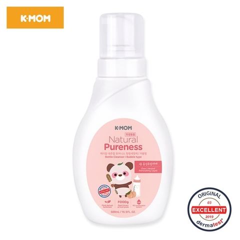 Nước rửa bình và rau quả hữu cơ K-MOM chai - Nhiều màu - 500ml