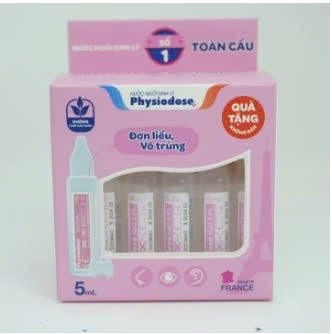Nước muối sinh lý pháp Physiodose
