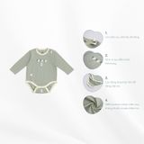Body Bubaby chip dài tay cài vai Gloute