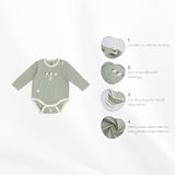 Body Bubaby chip dài tay cài vai Gloute