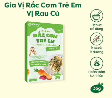 Gia vị rắc cơm trẻ em Anpaso
