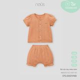 Bộ cộc tay màu cam Nous NB2S25-SC2-U07-SO-0M