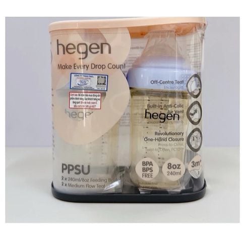 Bình sữa Hegen (tách từ hộp set đôi)