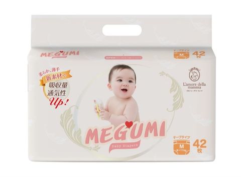 Bỉm dán Megumi nội địa Nhật size M - M42