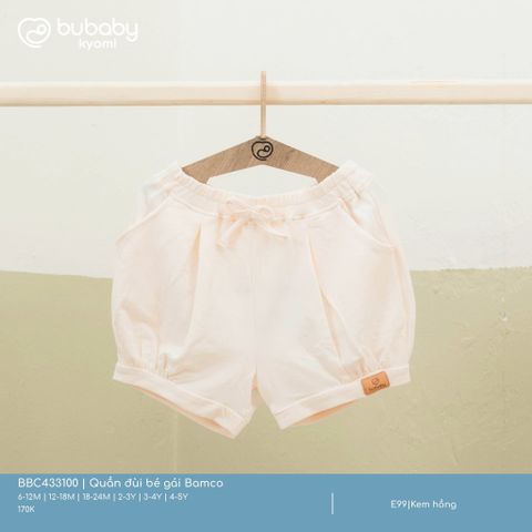 Quần đùi bé gái Bamco Bubaby BBC433100.03YA05