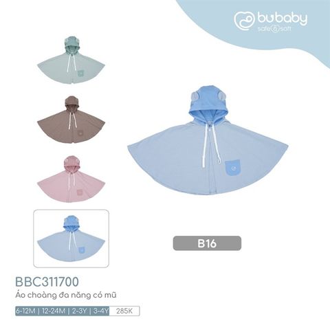 Áo choàng đa năng có mũ Bubaby