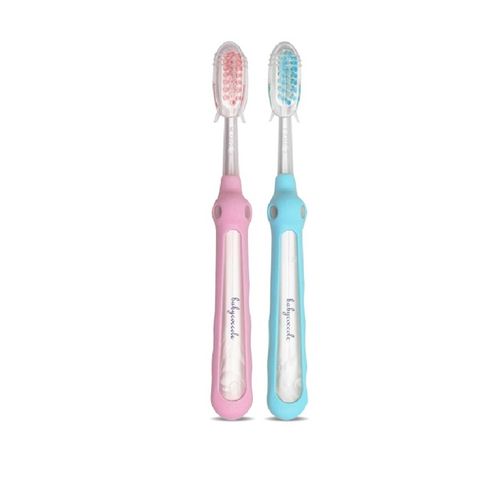Bàn chải đánh răng Babycoccole - Hồng - 1-3 tuổi