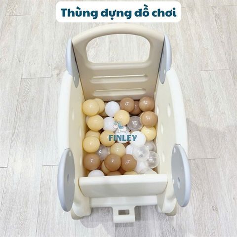 Thùng đựng đồ chơi kiêm xe đẩy tập đi cho bé Finley