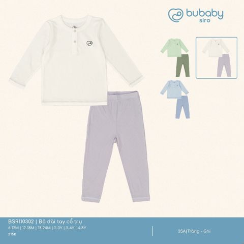 Bộ dài tay cổ trụ Bubaby BSR110302.03Y35A