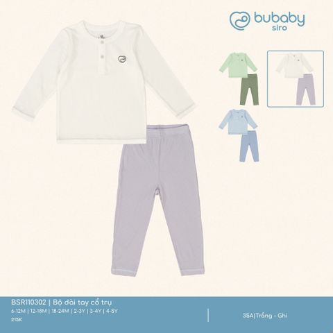 Bộ dài tay cổ trụ Bubaby BSR110302.03Y35A