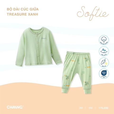Bộ dài tay cúc giữa Chaang Treasure