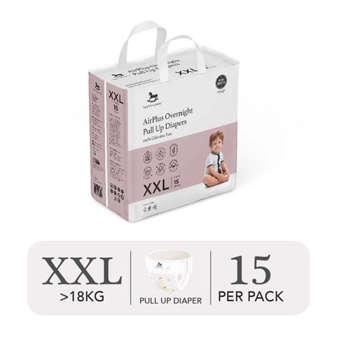 Bỉm tã quần Applecrumby Airplus Overnight Mini