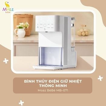 Bình đun nước Moazbebe giữ nhiệt thông minh MB-071