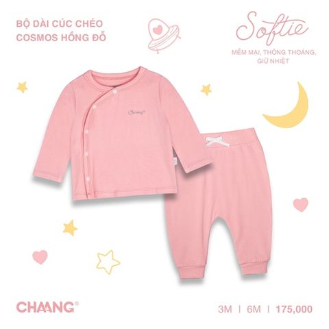 Bộ dài tay Chaang cúc chéo