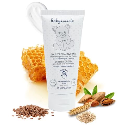 Kem nẻ và giữ ấm 2in1 từ sáp ong và vitamin Babycoccole 75ml 0M+