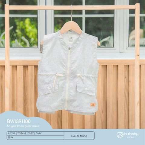 Áo gile khóa giữa Winie Bubaby BWI391100.03YA90