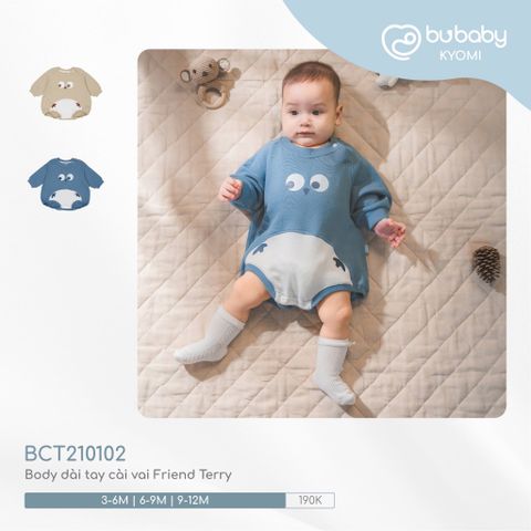 Body dài tay cài vai Friend Terry Bubaby BCT210102.06MA10