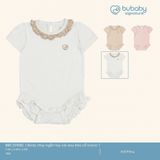Body chip ngắn tay cài sau bèo cổ Iconic 1 Bubaby BBC2310BC.06MA05