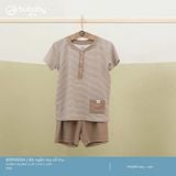 Bộ ngắn tay cổ trụ Bubaby BSR130304.03YH17