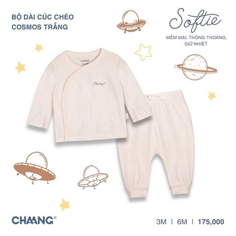 Bộ dài tay Chaang cúc chéo