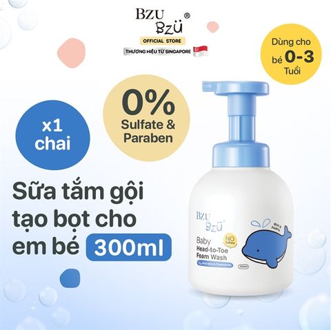 Sữa tắm gội Bzu Bzu toàn thân dành cho bé