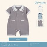 Body đùi ngắn tay cổ Polo Bubaby BPN230302.06MA12