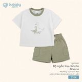 Bộ ngắn tay cổ tròn Bamco Bubaby BBC130407.03Y77A