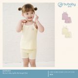 Bộ áo 2 dây, quần đùi bé gái Siro Bubaby BSR153101.03YK70