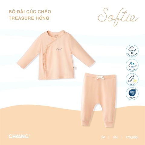Bộ dài tay cúc chéo Chaang Treasure