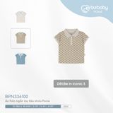 Áo Polo ngắn tay Kéo khóa Ponie Bubaby